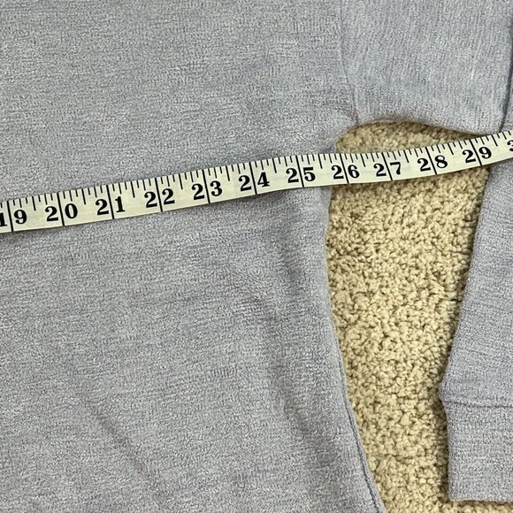 THREE DOTS Pajama Set Womans L Purple Gray Black knit Velour Lounge Stretch NWT - Picture 8 of 14